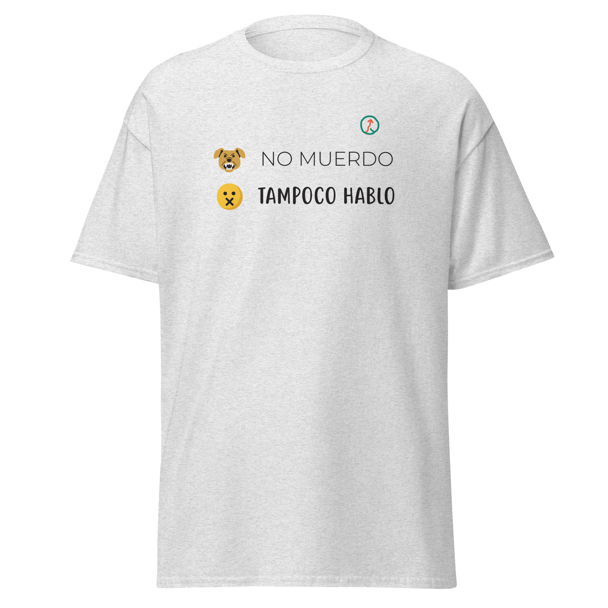 Camiseta "No muerdo, tampoco hablo" unisex - Imagen 28