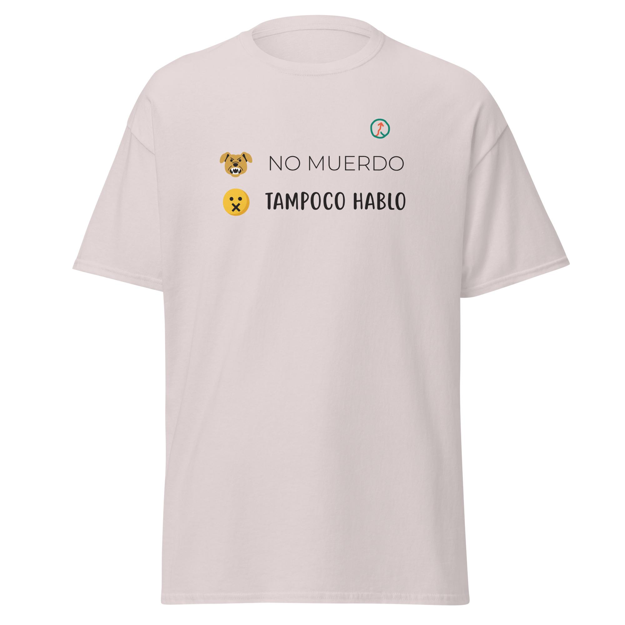 Camiseta "No muerdo, tampoco hablo" unisex - Imagen 26