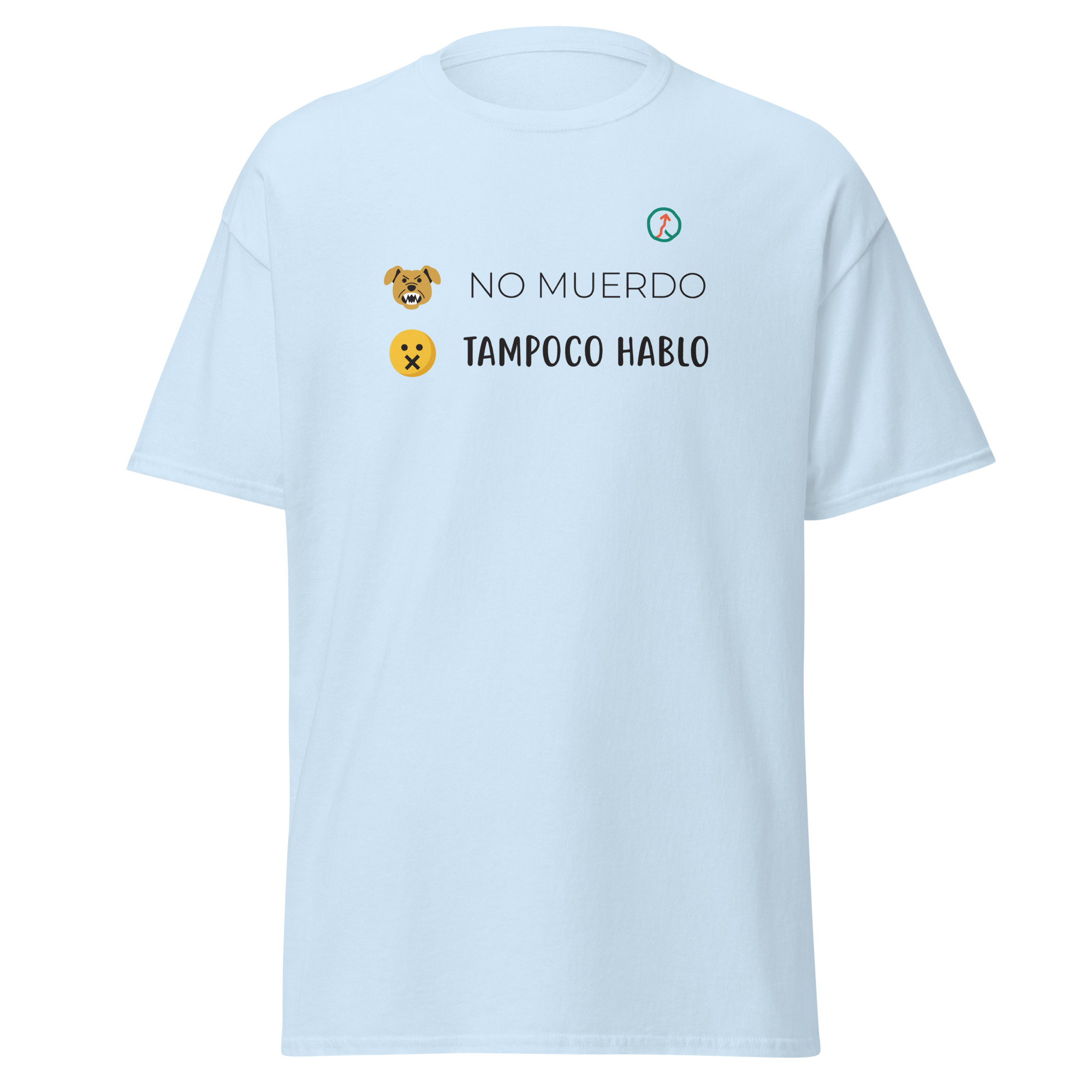 Camiseta "No muerdo, tampoco hablo" unisex - Imagen 27