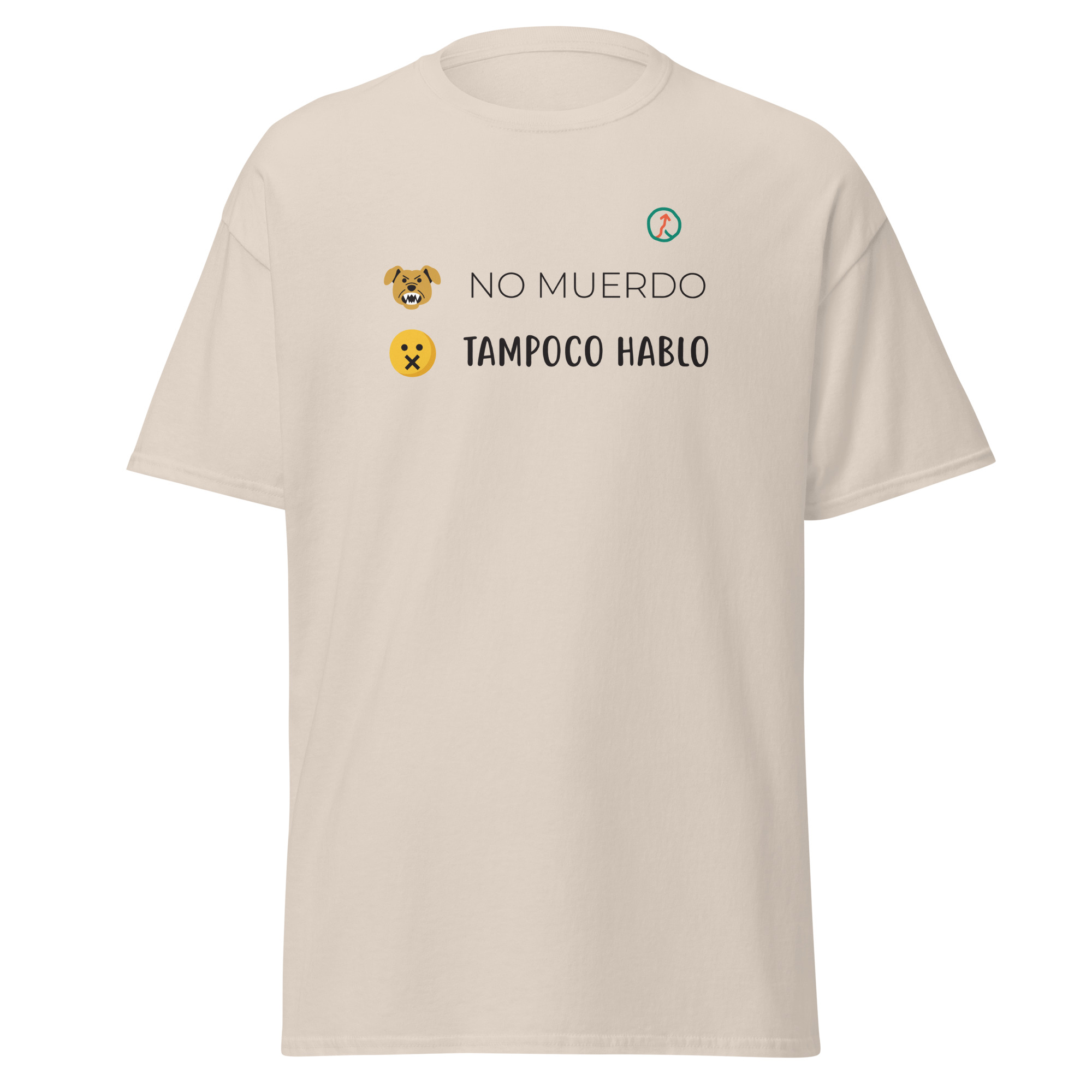 Camiseta "No muerdo, tampoco hablo" unisex - Imagen 23