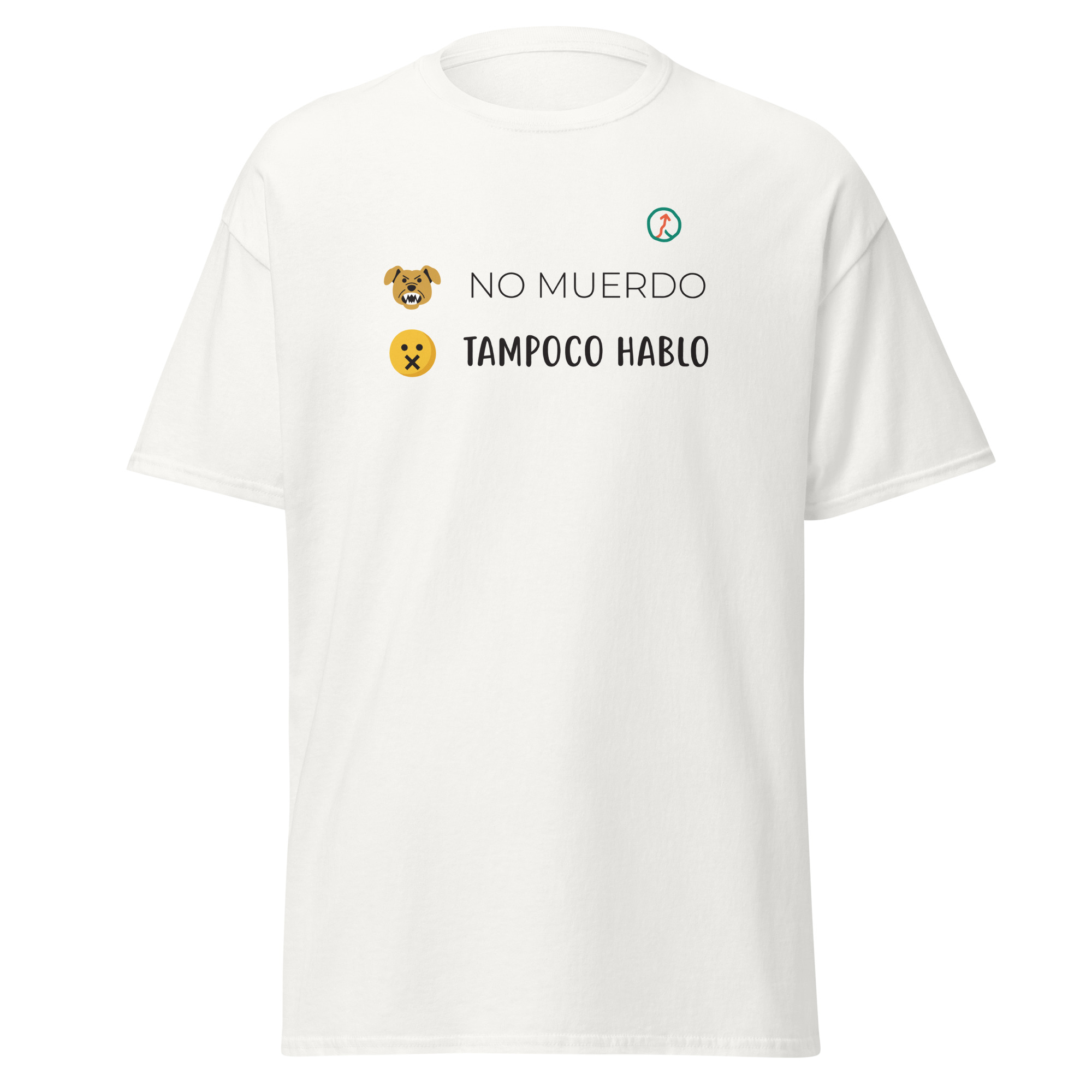 Camiseta "No muerdo, tampoco hablo" unisex - Imagen 29