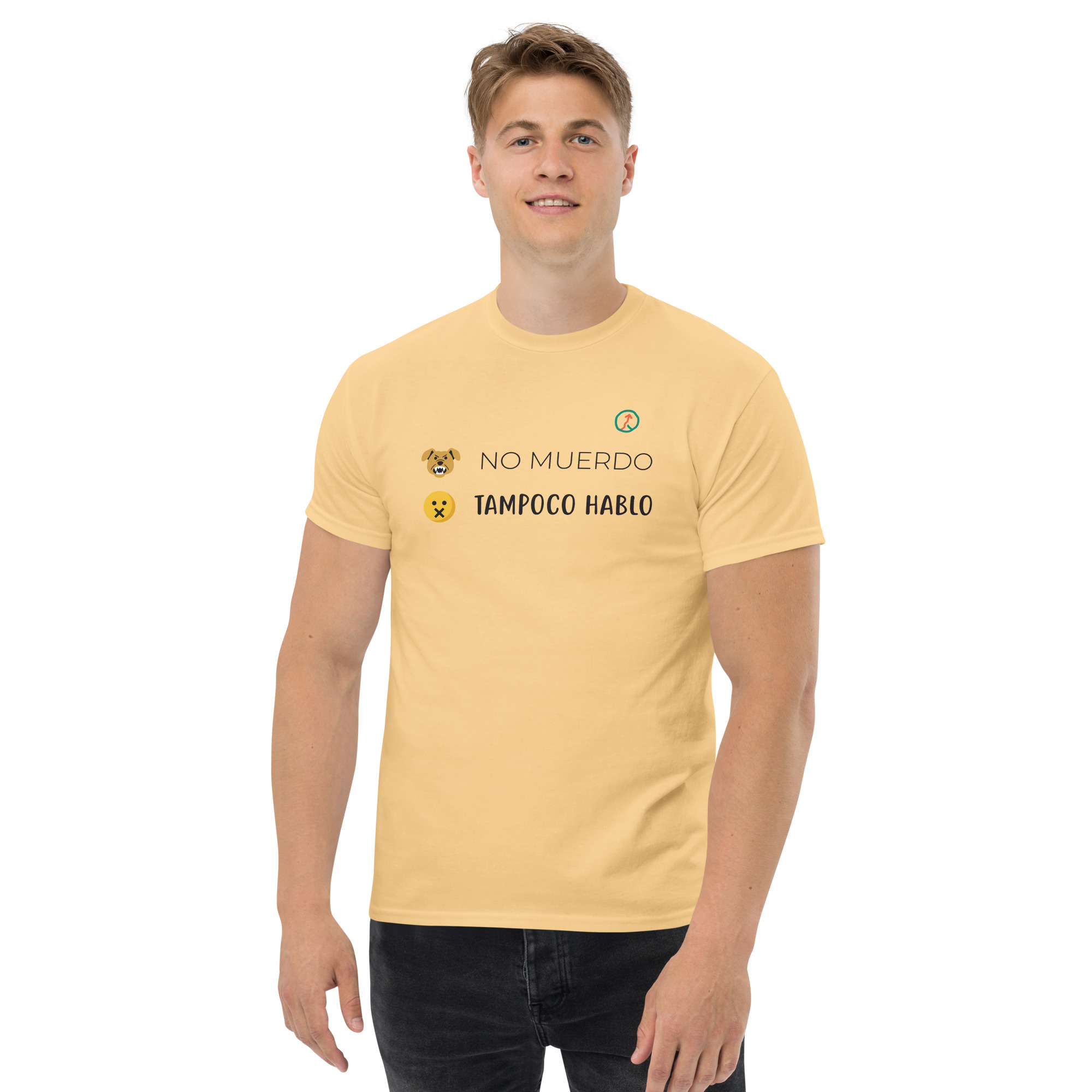 Camiseta "No muerdo, tampoco hablo" unisex - Imagen 30