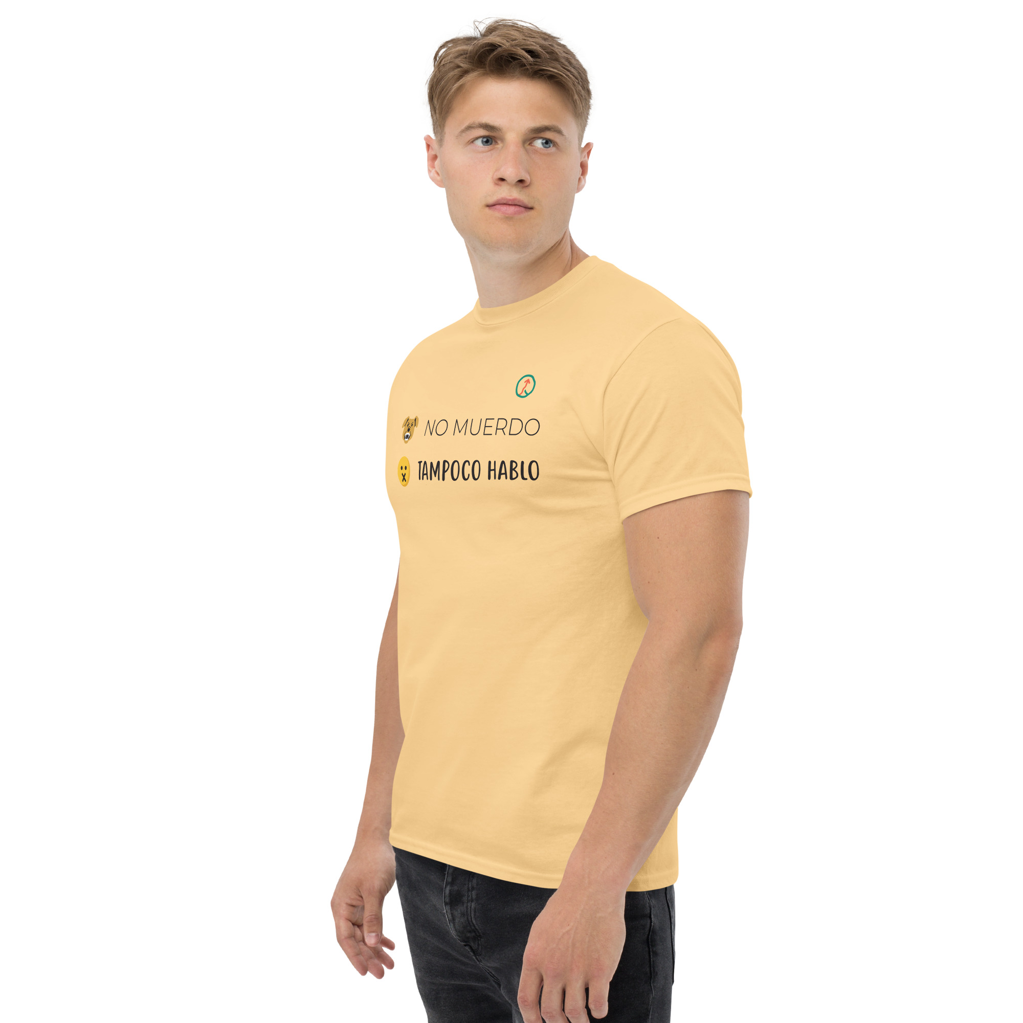 Camiseta "No muerdo, tampoco hablo" unisex - Imagen 32