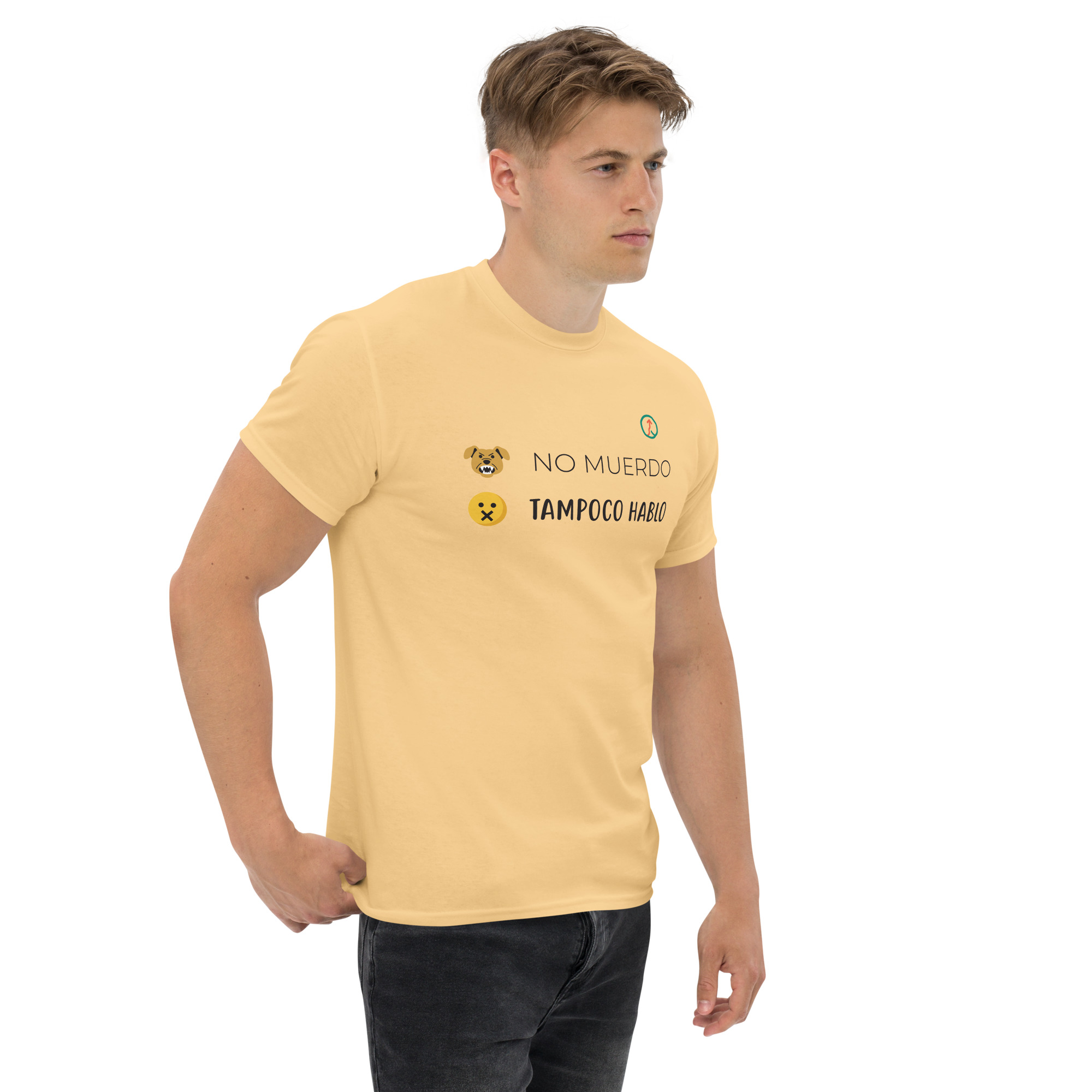 Camiseta "No muerdo, tampoco hablo" unisex - Imagen 31